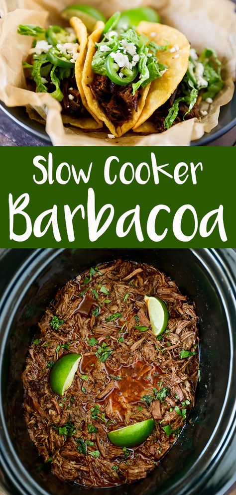 Slow Cooker Barbacoa, Barbacoa Recipe, Mexican Spices, Crock Pot Recipes, Crockpot Dishes, Delish Recipes, Crockpot Recipes Slow Cooker, Crock Pot Cooking, Food Blogs