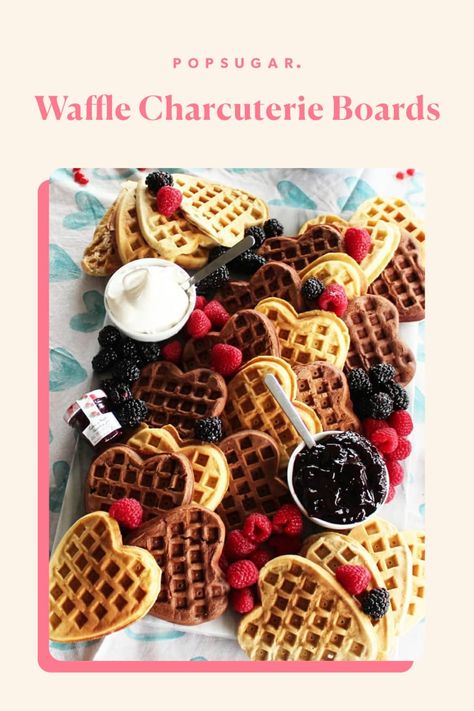 How to Make a Waffle Charcuterie Board Waffle Charcuterie Board, Charcuterie Board Ideas Christmas, Waffle Board, Savoury Waffles, Charcuterie Board Ideas, Swag Bags, Savory Waffles, Popsugar Food, Breakfast Waffles