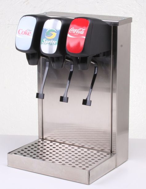 3-Flavor Tower Remote Soda Fountain System Home Soda Fountain, Houses Entrance, Soda Fountain Machine, Soda Dispenser, Bars Ideas, Luxury Houses Entrance, Basement Movie Room, Cold Plate, Comfy Room