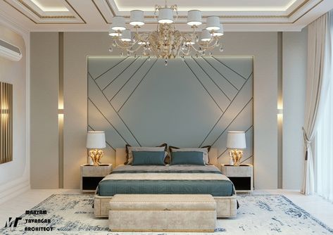 New Classic Interior Design, New Classic Interior, Bedroom Canopy, Classic Bedroom Design, Preschool Designs, Luxe Bedroom, Bedroom Interior Design Luxury, Modern Luxury Bedroom, Modern Bedroom Interior