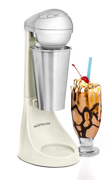 PRICES MAY VARY. RETRO DRINK MAKER: Both fun and easy to use, it brings the old-time ice cream parlor right the kitchen - perfect for making milkshakes, malted milks, soda fountain drinks and even healthy protein shakes and smoothies POWERFUL MIXER: Equipped with a 100-watt motor, this 2-speed mixer makes it easy to customize your milkshake thickness MIXING CUP & ROD: Unit is built with a durable 16-oz stainless steel mixing cup and mixing rod, and has a weighted base for added stability EASY TO Making Milkshakes, Milkshake Maker, Healthy Protein Shakes, Castle Rooms, Fountain Drink, Soda Machines, Malted Milk, Drink Mixer, Milk Shakes