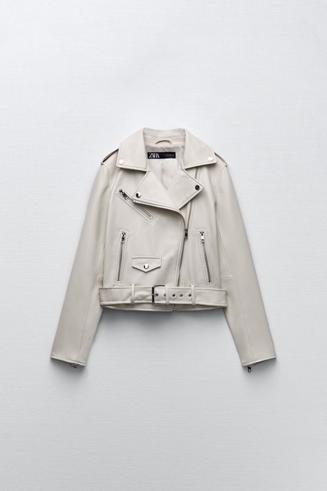 Leather Blazer Women, Zara Leather Jacket, White Leather Jacket, Zara White, Faux Leather Jacket, Leather Shorts, Leather Blazer, Leather Jackets Women, Faux Leather Jackets