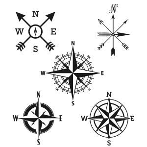 Compass Tattoo Ideas, Small Compass Tattoo, Simple Compass Tattoo, Simple Compass, Compass Vector, Compass Rose Tattoo, Compass Tattoo Design, Wind Rose, Muster Tattoos