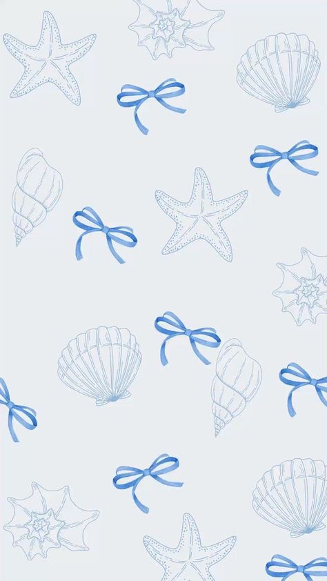 Blue Aura Background Wallpaper, Starfish Wallpaper Iphone, Light Blue Long Widget, Iphoen12 Wallpaper Aesthetic, Cape Cod Aesthetic Wallpaper, Iphone Wallpaper Girly Blue, Blue Bows Aesthetic, Blue Seashells Aesthetic, Seashell Wallpaper Iphone