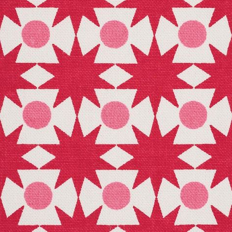 Patterns Geometric Design, Motif Ideas, Valentine Fabric, Motifs Textiles, Textil Design, Pattern Design Inspiration, Textile Prints Design, Schumacher Fabric, Stars Pattern