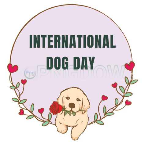 Celebrate International Dog Day with stunning transparent background images available for free. Find the perfect dog-themed image to use for social media, blog posts, websites, and more. Download high-quality images in various formats and sizes to make your content stand out and capture the hearts of dog lovers everywhere. International Dog Day, Social Media Blog, Dog Day, Adorable Puppy, Dog Themed, Quality Images, Dog Days, Png Image, Cute Puppies