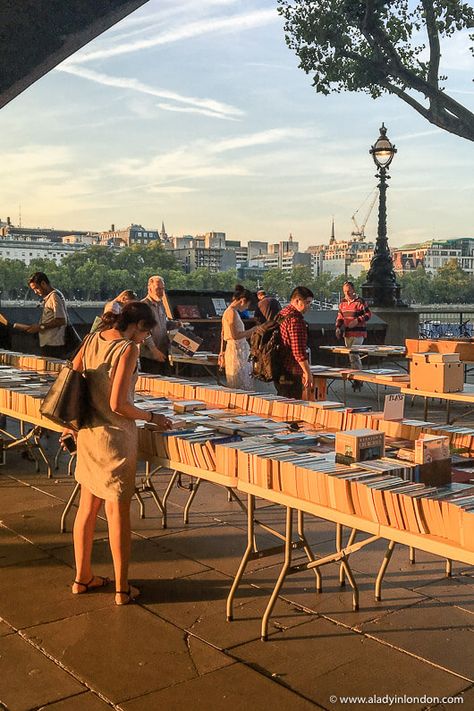 Southbank Centre Book Market in London Greenwich Market London, Dream Life London, Greenwich London Aesthetic, London In The 90s, 90s London Aesthetic, London Borough Market, London Living Aesthetic, Working In London, South London Aesthetic