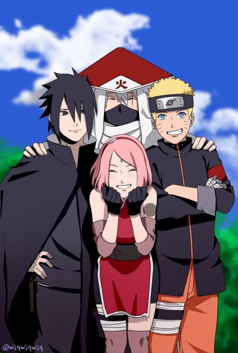 Imagen insertada Naruto Mignon, Photo Naruto, Naruto Team 7, Naruto Y Sasuke, Naruto Family, Naruto Minato, Naruto Teams, Manga Naruto, Naruto Drawings