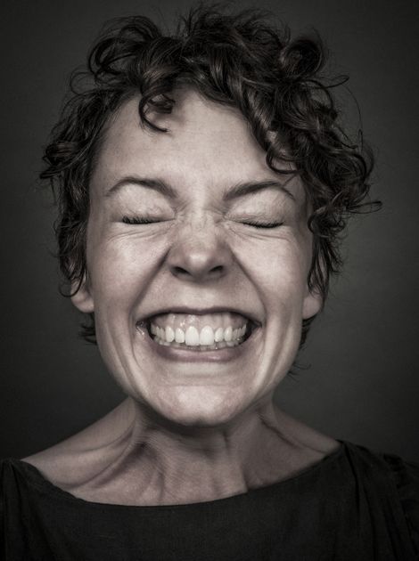 Funny Face Portrait, Funny Face Expressions, Andy Gotts, Olivia Coleman, Olivia Colman, Expressions Photography, Face Drawing Reference, Face Portrait, Celebrity Portraits