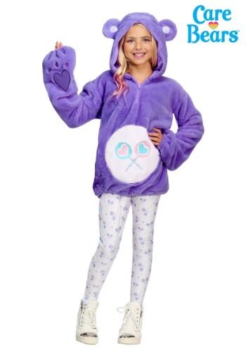 Care Bears Deluxe Share Bear Hoodie Costume for Tweens#Deluxe, #Share, #Care Care Bears Halloween Costume, Faux Fur Top, Bear Halloween, Hoodie Costume, Faux Fur Hoodie, Bear Costume, Purple Hoodie, Fur Hoodie, Bear Outfits