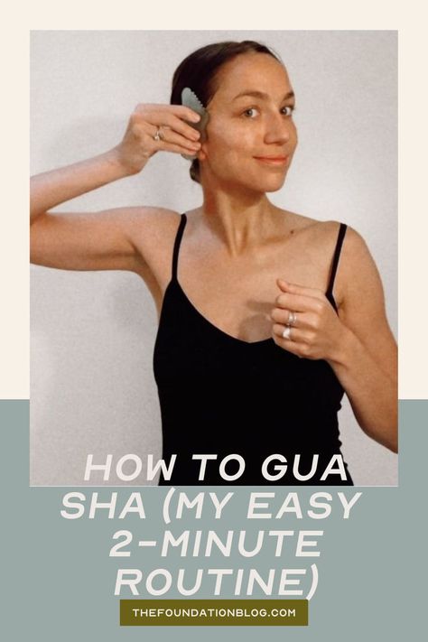 gua sha for beginners! This post (and accompanying video!) will clearly show you WHAT gua sha even is, WHY it works, and HOW to do it (….and in an easy-to-understand way!) Gua Sha Routine, Gua Sha Tools, Before After Photo, Face Photo, Self Conscious, Prevent Wrinkles, Facial Mist, Traditional Chinese Medicine, Gua Sha