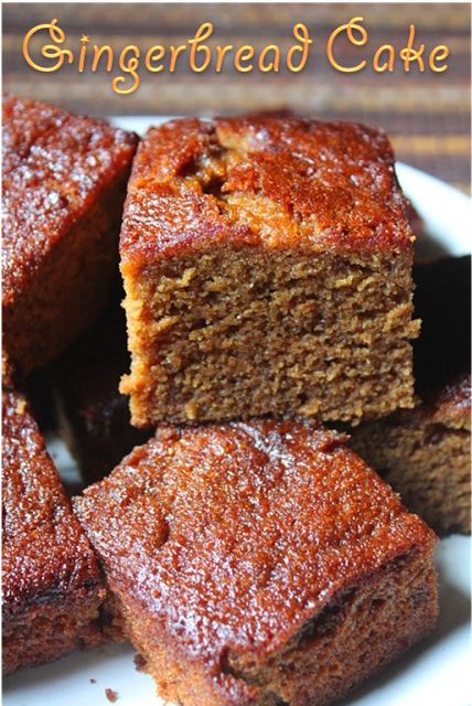 Super Moist Gingerbread Cake Recipe - Gingerbread Snacking Cake Recipe - Yummy Tummy Moist Gingerbread Cake, Moist Gingerbread, Nigella Christmas, Snacking Cake, Gingerbread Cake Recipe, Jul Mad, Kek Lapis, Christmas Cookbook, Kolaci I Torte