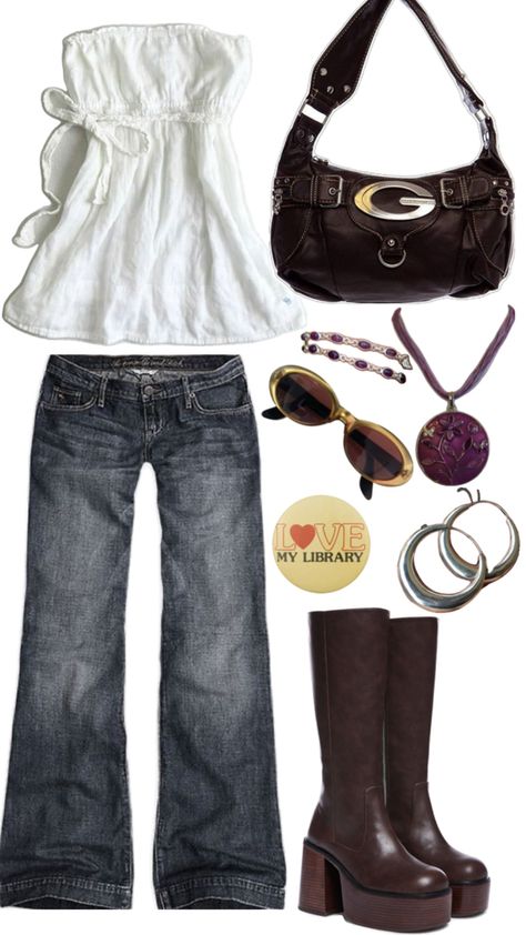 #fall #inspo #outfit 2000s Fall, Downtown Outfits, Fits Clothes, Fall Inspo, Inspo Outfit, Cute Everyday Outfits, Really Cute Outfits, Dream Clothes, College Outfits