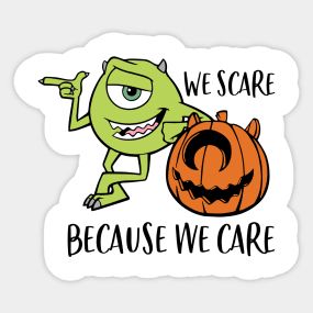 Mike Wazowski "We Scare Because We Care" SVG T-Shirt Design - Halloween - T-Shirt | TeePublic We Scare Because We Care, Mike Wazowski, Halloween Design, Halloween Tshirts, T Shirt Design, Shirt Design, Shirt Designs, Tshirt Designs, Halloween