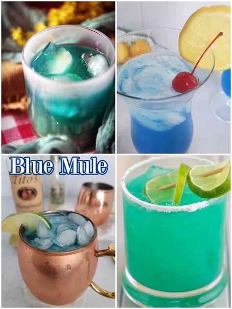 Hypnotic Drinks, Blue Lagoon Cocktail, Hawaiian Cocktails, Blue Margarita, Blue Martini, Lemon Cocktail, Mix Drinks, Hypnotize Yourself, Classic Martini