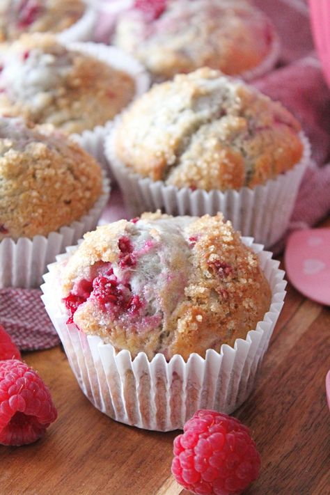 Raspberry Yoghurt Muffins - Threadbare Creations Yoghurt Muffins Recipe, Weetabix Muffins, Threadbare Creations, Yoghurt Muffins, Raspberry Muffin Recipes, Sugar Free Muffins, Rhubarb Muffins, Recipes Tutorials, Yogurt Muffins