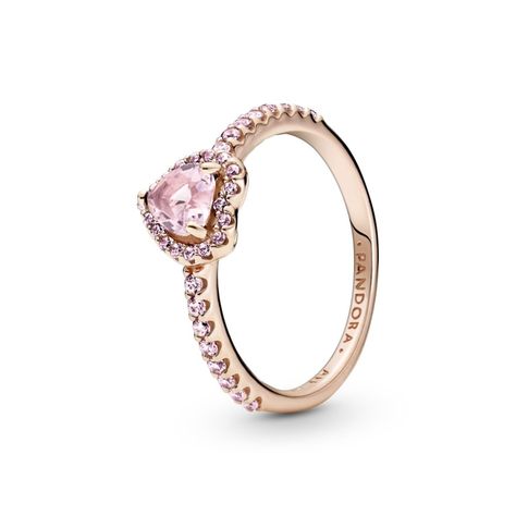 PRICES MAY VARY. Title: Pandora Sparkling Pink Elevated Heart Ring - Rose Gold Ring for Women - Layering or Stackable Ring - Gift for Her - 14k Rose Gold-Plated Rose with Cubic Zirconia - Size 7.5. Product Type: Departments > Women > Jewelry > Rings > Stacking Pandora Rose Gold, English Jewelry, Pandora Rose, Bracelet Pandora, Unisex Ring, Pandora Jewelry, Jewelry Rings Engagement, Womens Jewelry Rings, Rose Gold Plates