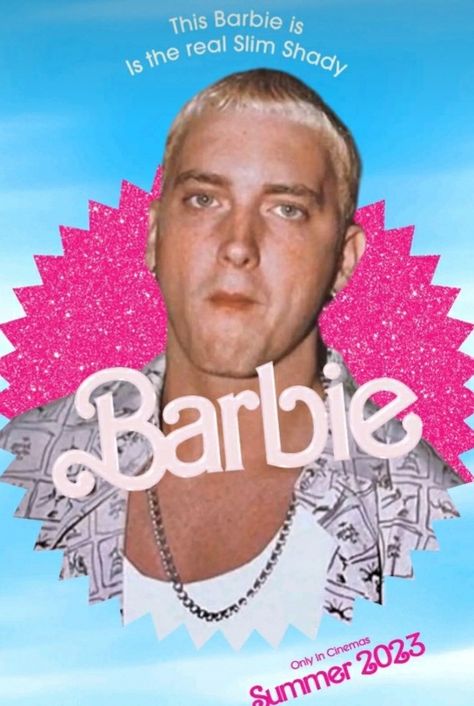 Eminem Homescreen, Eminem Barbie, D12 Wallpaper, Eminem Pfp, Eminem Wallpaper, Eminem Memes, Eminem Funny, 2000s Icons, The Slim Shady