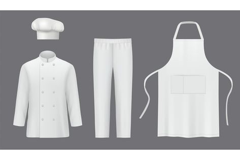 Cook Clothes, Chef Coats, Chef Uniforms, Professional Uniforms, Suit Clothes, Clothes Illustration, Chef Jackets, File Management, Chef Uniform