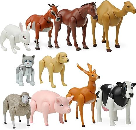 Farm animal toys for dollhouse #pretendplay #farmanimaltoys #funclassroom Dino Food, Animal Figurine Toys, Barbie Land, Farm Animal Toys, Toy Farm, Best Christmas Toys, Farm Toys, Animal Toys, Clay Animals