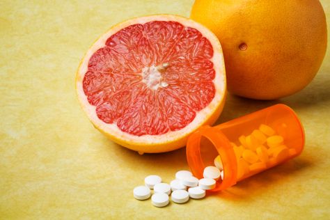 Nutrisystem provides a list of four food-drug interactions you should be mindful of if you're on any medications. Grapefruit Benefits, Medical Journal, Survival Ideas, Grapefruit Diet, Thyroid Medication, Blood Sugar Management, Cleveland Clinic, Grapefruit Juice, Lower Blood Sugar