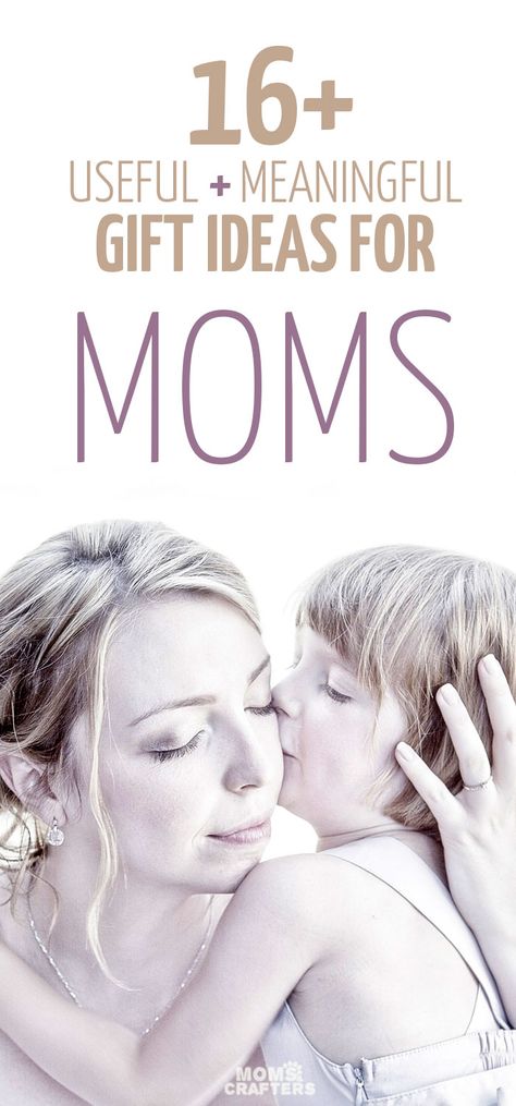 16+ cool and practical gifts for moms - these are great gift ideas, whether it's for your mom, someone else's mom - anyone who happens to be a mother would enjoy these meaningful gift ideas. You'll find great ideas for birthday gifts, holiday gifts, gifts for Christmas and Hanukkah... Diy Meaningful Gifts, Ideas For Birthday Gifts, Gift Ideas For Moms, Meaningful Gift Ideas, Diy Gifts For Mom, Gifts For Moms, Unique Gifts For Mom, Gifts For Christmas, Great Gift Ideas