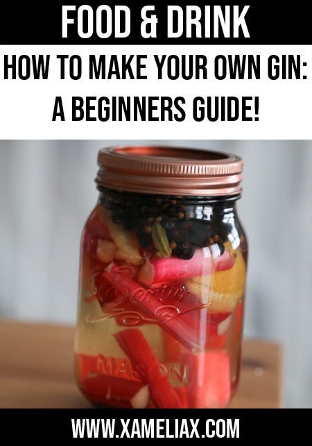 Diy Gin Recipes, Infused Alcohol Recipes, Making Gin, Homemade Gin, Infused Alcohol, Homemade Liqueur, Homemade Liqueur Recipes, Gin Making, Make Your Own Gin