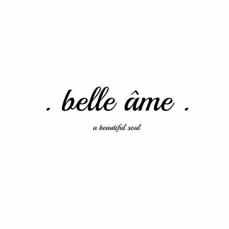 Belle ame
means 𝙗𝙚𝙖𝙪𝙩𝙞𝙛𝙪𝙡 𝙨𝙤𝙪𝙡


French Phrases In French, Word Tattoo Ideas, Animal Tattoo Ideas, Word Tattoo, Beautiful Soul, Tattoo Ideas, Tattoos, Design