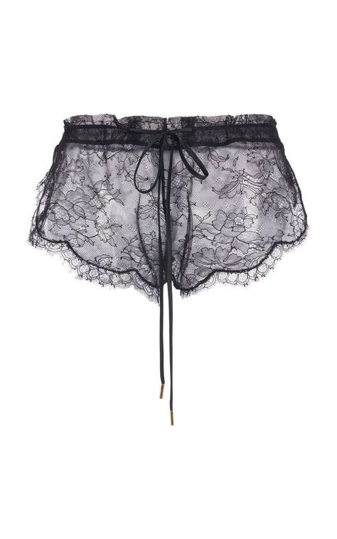 𝐓𝐨𝐦 𝐅𝐨𝐫𝐝 Cute Lingerie, Pretty Lingerie, Chantilly Lace, Mini Shorts, Lingerie Collection, Shorts Black, Fashion Sewing, Moda Operandi, Tom Ford