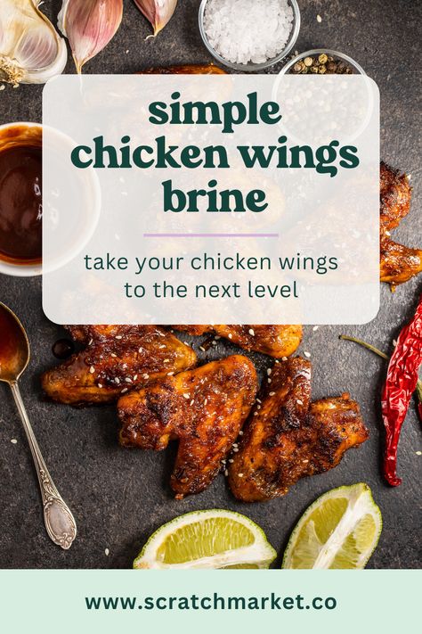 Dry Brine Chicken Wings, Beer Brined Chicken Wings, Brining Chicken Wings, Chicken Wing Brine Recipes, Chicken Wings Brine, Wing Brine Recipe, Brine Chicken Wings, Brine For Chicken Wings Recipe, Brine For Chicken Wings