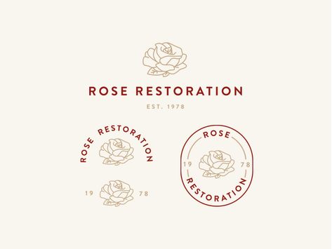 Latest Graphic Design Trends, Rose Logo, Timeless Logo, Florist Logo, Identity Design Inspiration, Logotype Branding, Floral Logo Design, Logo Design Feminine, Typo Logo