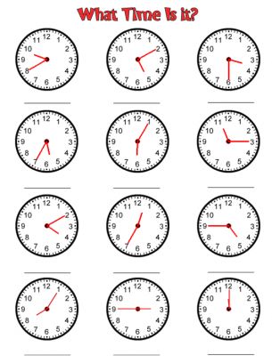 Clock Time Worksheets Clock Worksheets, Telling Time Worksheets, Math Addition Worksheets, Mathematics Worksheets, 2nd Grade Math Worksheets, Time Worksheets, Worksheet For Kids, Teaching Time, Math Time