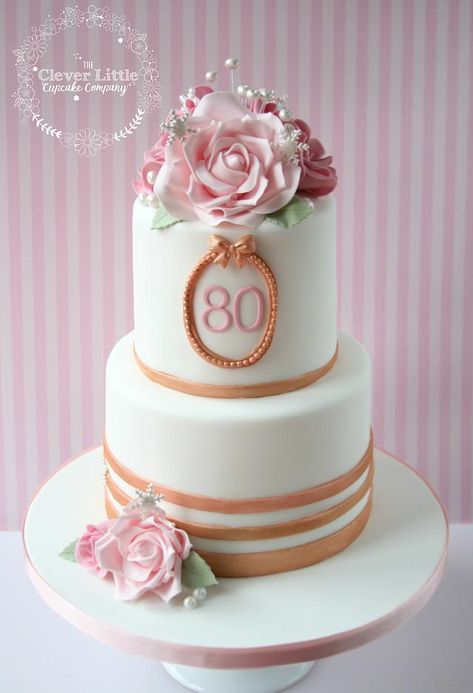 Cake 80th Birthday For Women, 80th Birthday Cake For Grandma, 85th Birthday Cake, Birthday Cake For Women, Cake For Women, Grandmas Birthday, 80th Birthday Cake, 80 Birthday, 90th Birthday Cakes