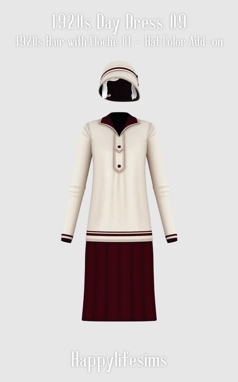 Outfit Ideas Modest, Sims 4 Decades Challenge, 1920s Outfits, Cheap Womens Fashion, Sims 4 House Design, 70s Outfits, Seventies Fashion, Sims4 Clothes, Glamour Dress