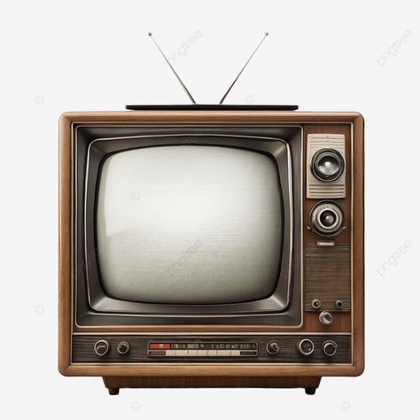 retro tv isolated on white background 3d illustration vintage television retro tv isolated on whit Vintage Tv Set, Y2k Tv Png, Old Tv Painting, Old Tv Illustration, Tv White Background, Arcade Reference, Old Tv Aesthetic, Old Fashioned Tv, Television Png