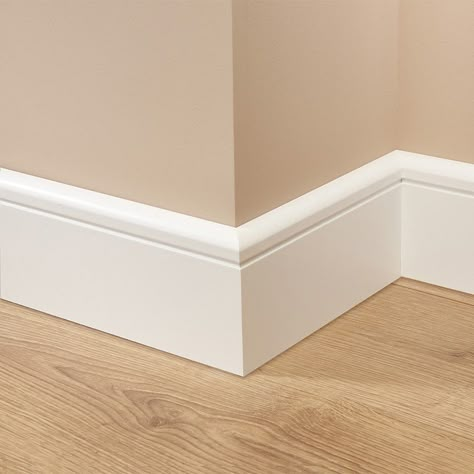 Modern Skirting Boards | Contemporary Skirting | Skirting 4 U Simple Skirting Boards, Skirting Board Ideas Modern, Modern Skirting Boards, Modern Skirting, Skirting Board Profiles, Mdf Skirting, Spring Cottage, Skirting Boards, Hallway