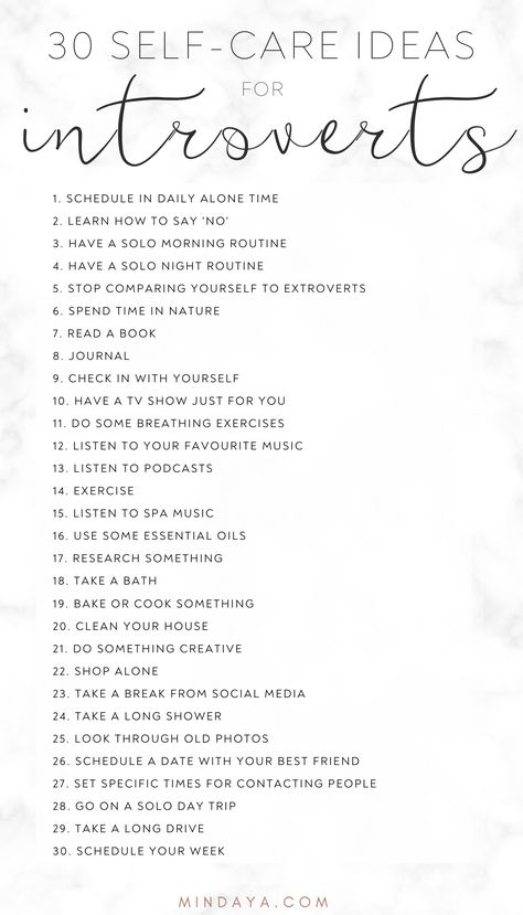 Self-care is crucial in keeping our mental health and wellness levels in check - and this is especially true for introverts! If you're an introvert, you NEED to incorporate these top self care habits into your routine! The more you do, the more fulfilled and at peace you'll feel! #selfcare #introvert #mentalhealth Intellectual Self Care Ideas, How To Feel At Peace, Social Self Care Ideas, Self Care For Introverts, Birthday Ideas For Introverts, Introverts Quotes This Is Me, Hobbies For Introverts, Introvert Hobbies, Activities For Introverts