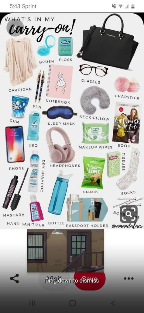 Nyc Trip Essentials, Hand Luggage Packing List, Plane Essentials, Airplane Packing, Airport Essentials, Schul Survival Kits, Trip Essentials Packing Lists, Travel Backpack Essentials, Road Trip Bag