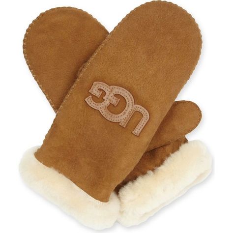 Ugg Heritage Logo sheepskin mittens ($115) ❤ liked on Polyvore featuring accessories, gloves, ugg mittens, sheepskin gloves, ugg gloves, mitten gloves and logo gloves Ugg Mittens, Leather Mittens, Ugg Gloves, Ugg Ugg, Leather Gloves Winter, Sheepskin Gloves, Ugg Womens, Heritage Logo, Winter Gloves