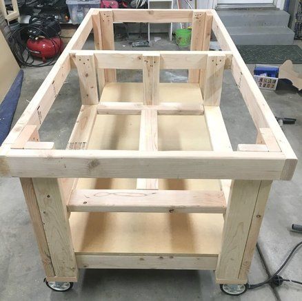 Diy Bank, Garage Workbench Plans, Workbench Plans Diy, Diy Bathroom Furniture, Diy Workbench, Diy Furniture For Small Spaces, Convertible Furniture, Diy Baby Furniture, Garage Work Bench