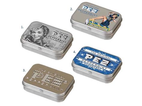 pez peppermint tins Altoids Mints, Altoid Wallet, Mint Tin Crafts, Still Life Pictures, Mint Tins, Candy Companies, Candy Dispenser, Pretty Drinks, Candy Tins