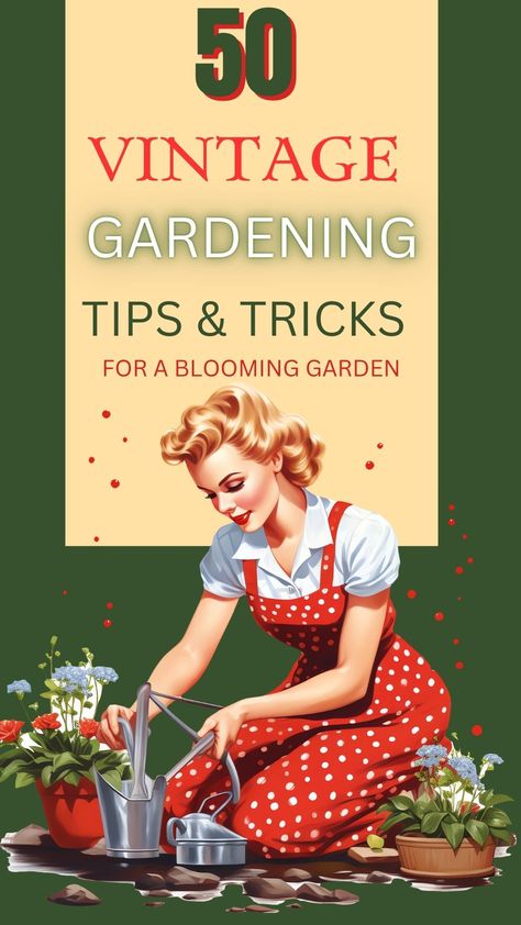 Embrace timeless gardening wisdom with 50 vintage yard and gardening hacks and tips! 🌿🪴 From classic techniques to age-old secrets, these vintage solutions will help you create a beautiful and thriving garden. Simplify your gardening tasks and achieve the garden of your dreams with these timeless insights! #GardeningTips #VintageGardening #HomeGarden #GreenThumb Winter Garden Ideas, Seed Starters, Garden Ideas To Make, Cottage Journal, Garden Paradise, Gardening Projects, Vegetable Garden Planning, Vintage Gardening, Garden Hacks