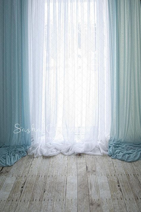 Digital backdrop, background Maternity  in front of the window blue    backlight back lit blues   drapes  vertical Maternity Background, Maternity Backdrop, Maternity Studio, Blue Drapes, White Costume, Curtain Backdrops, Photo Backdrops, Blue Backdrops, Minimal Wedding