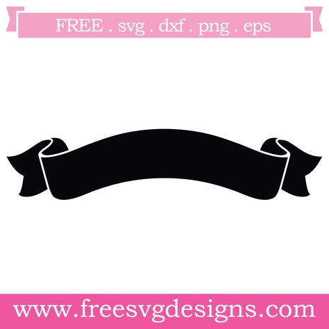 Ribbon Banner Design, Ribbon Silhouette, Banner Svg, Banner Ribbon, Tool Logo, Free Svg Files For Cricut, Ribbon Svg, Bachelorette Tshirts, Logo Shapes