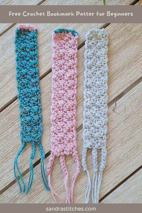 Beginner Crochet Bookmark, Easy Crochet Bookmarks Free Patterns, Crochet Bookmarks Free Patterns Easy, Crocheted Bookmarks, How To Start Crochet, Crochet Bookmarks Free Patterns, Easy Crochet Bookmarks, Bag Holder Pattern, Boho Crafts