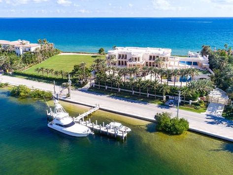 935 Hillsboro Mile, Hillsboro Beach, FL 33062 | MLS #A10545841 | Zillow Fantasy Mansion, Mansion Plans, Billionaire Homes, Florida Mansion, Dream Reality, Luxury Boat, Dream Mansion, Intracoastal Waterway, Outdoor Paradise