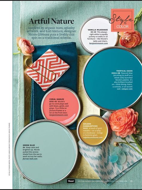 Coral Bathroom Decor, Coral Bathroom, Coral Bedroom, Interior Paint Colors Schemes, Coral Decor, Teal Coral, Color Palate, Design Seeds, Blue Living Room