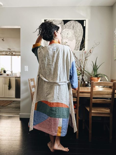 Linen Robe Pattern, House Robe Pattern, Robe Pattern Free Sewing, Diy Robe Pattern, Bathrobe Sewing Pattern, Kimono Robe Sewing Pattern, Housecoat Pattern, Linen Sewing Patterns, Bathrobe Pattern