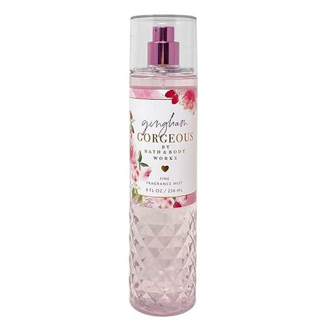 Bath & Body Works Fine Fragrance Body Spray Mist 8 fl oz / 236 mL (Gingham Gorgeous) Gingham Gorgeous, Bath And Body Works Perfume, Fine Fragrance Mist, Essential Oil Bottles, Clean Scents, Fragrance Mist, Body Mist, Bath Body Works, Body Skin