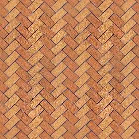 Textures Texture seamless | Cotto paving herringbone outdoor texture seamless 16100 | Textures - ARCHITECTURE - PAVING OUTDOOR - Terracotta - Herringbone | Sketchuptexture Terracotta Paving, Terracotta Flooring, Paving Texture, Stone Wall Texture, Fence Wall Design, Interlocking Pavers, Texture Photoshop, Textures Architecture, Paver Blocks